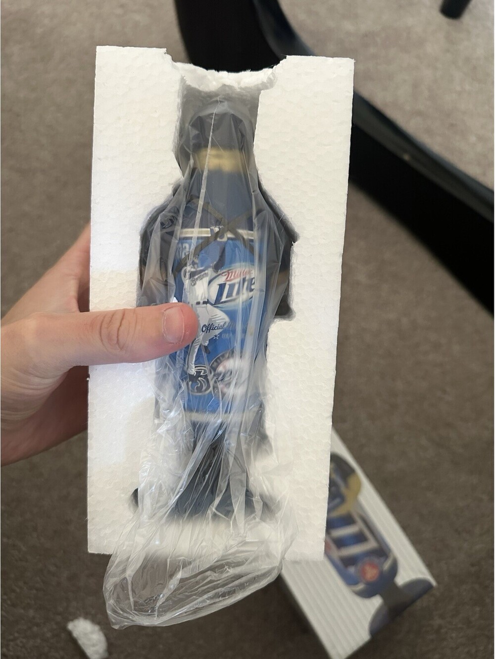 MILWAUKEE BREWERS LITE BEER BOTTLE Vendor Baseball Bobble Head 2011 MLB SGA NEW